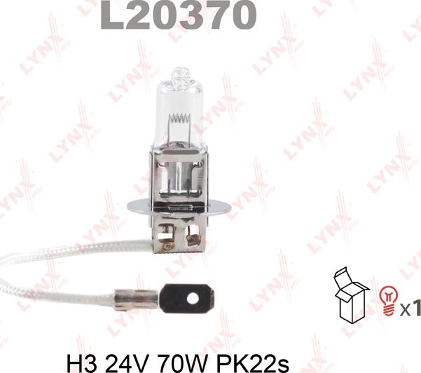 Лампа ближнего света LYNXauto. Артикул L20370