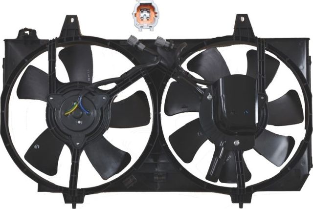 Вентилятор радиатора двигателя NRF для Nissan Almera N16 2000-2000. Артикул 47667