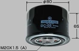 DC-05 МАСЛЯНЫЙ ФИЛЬТР С ДВОЙНЫМ КЛАПАНОМ4G6#,4G9#,4G1#,6A1#,6G7# (VIC). Артикул DC05