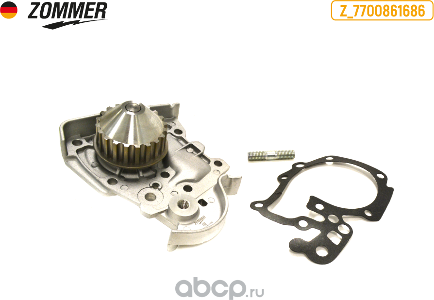 НАСОС ВОДЯНОЙ ЛАДА ЛАРГУС,RENAULT LOGAN 8V (Z_7700861686) ZOMMER Zommer. Артикул Z7700861686