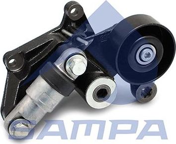 Натяжной ролик (натяжитель) приводного клинового зубчатого ремня Sampa. Артикул 204.039