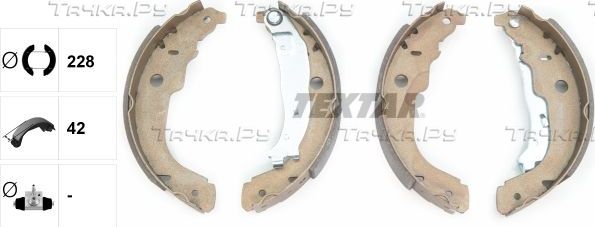 Тормозные колодки Textar задние для Peugeot 208 I 2012-2019. Артикул 91067200