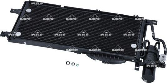 Радиатор кондиционера (конденсатор) NRF (алюминий). Артикул 35531