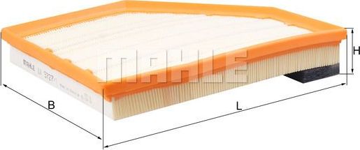 Воздушный фильтр Mahle. Артикул LX 3727/1