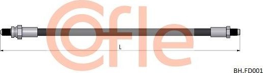Тормозной шланг Cofle. Артикул 92.BH.FD001