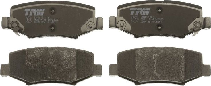 Тормозные колодки TRW COTEC. Артикул GDB4145