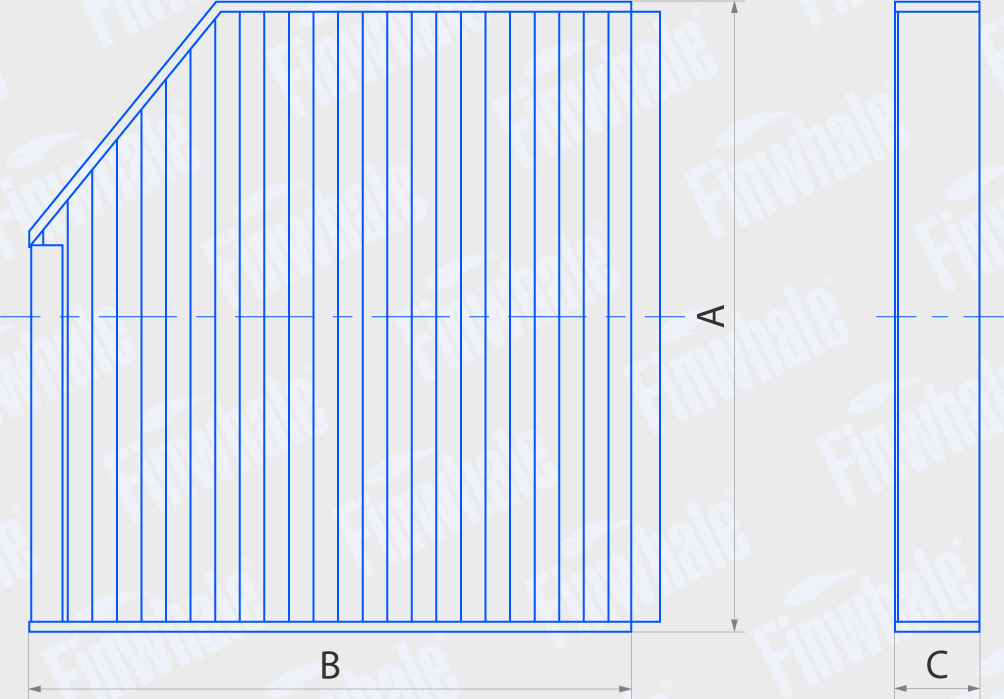 Салонный фильтр Finwhale. Артикул AS950C