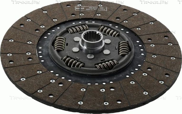 Диск сцепления SACHS для Mercedes-Benz Atego 2 2004-2014. Артикул 1878 023 831
