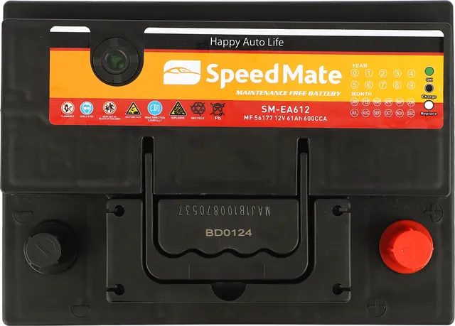АКБ SPEEDMATE PREMIUM 12V 61AH 600A 242X175X175 Speedmate. Артикул SMEA612