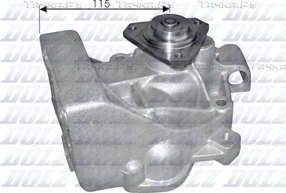 Помпа (водяной насос) Dolz для Peugeot Boxer II (244) 2002-2006. Артикул S169