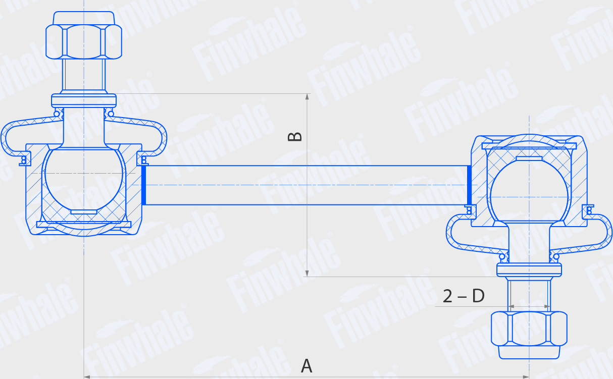 Стойка (тяга) стабилизатора Finwhale. Артикул SL654