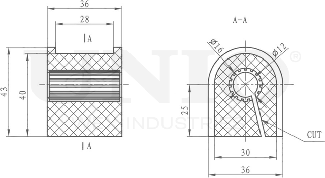 Втулка стабилизатора (Unio). Артикул RMP-10180