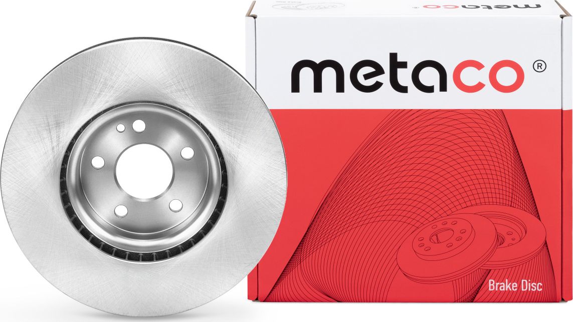 Диск тормозной передний вентилируемый (Metaco). Артикул 3050395