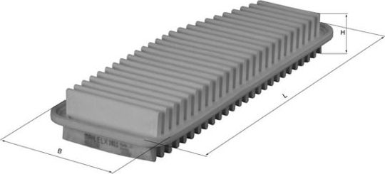 Воздушный фильтр Mahle-Knecht. Артикул LX 1611