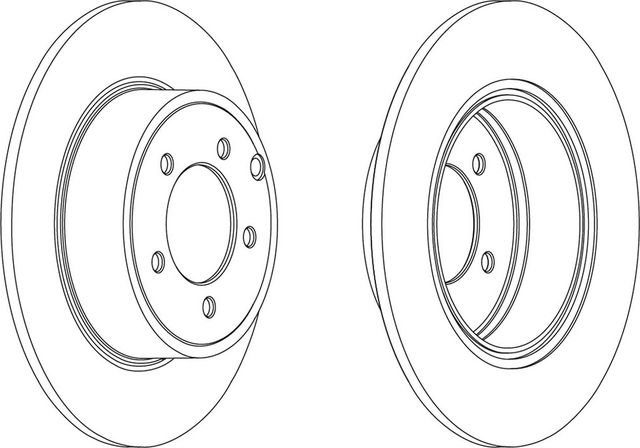 Тормозной диск Ferodo Premier задний для Dodge Caliber I 2006-2013. Артикул DDF1763C