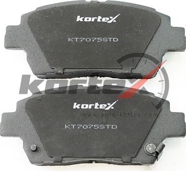 Колодки тормозные TOYOTA YARIS -05 перед. (Kortex). Артикул KT7075STD
