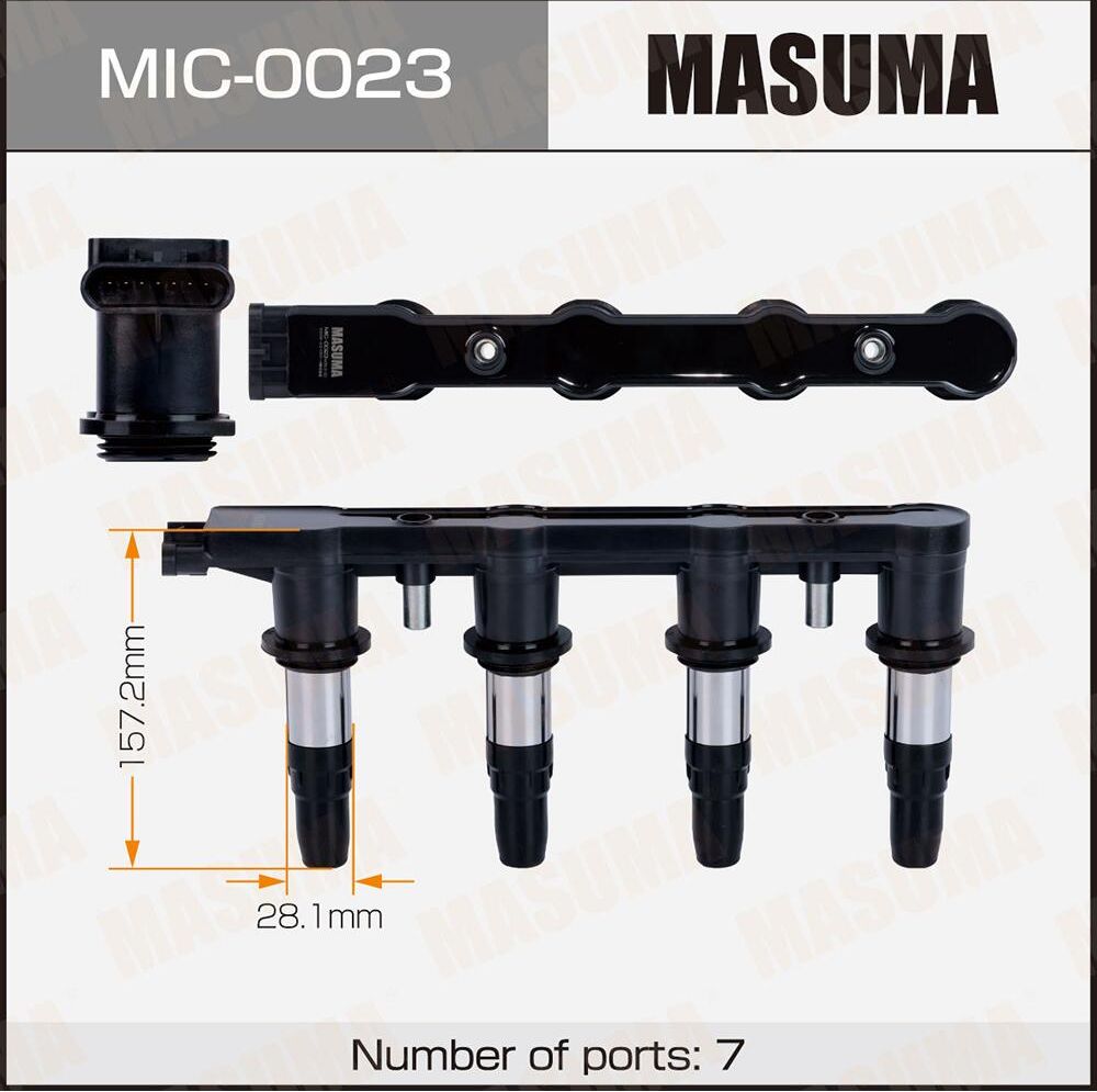 Катушка зажигания MASUMA, CHEVROLET CRUZE, AV Masuma. Артикул MIC0023