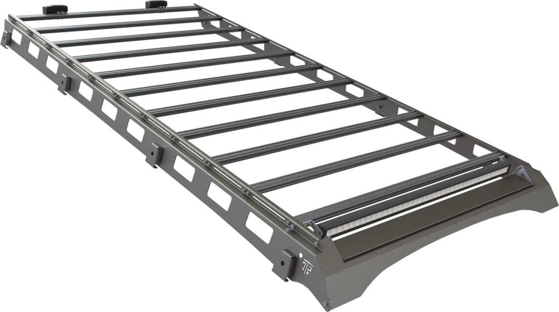 Экспедиционный багажник STC для Nissan Patrol Y61 1997-2010 Шторка дальний и задний свет. Артикул STC-NPA/97-TR1-L1L2