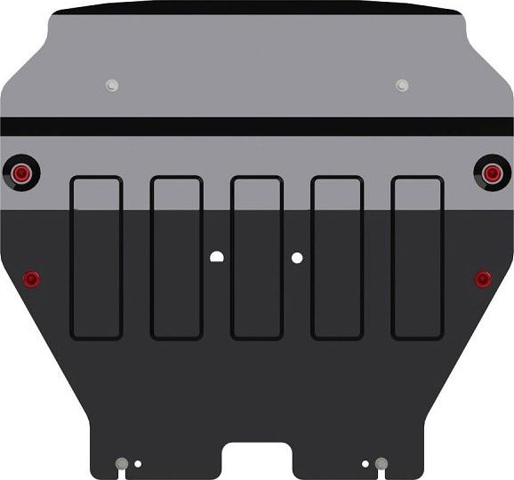 Защита Шериф (2 мм) для картера и КПП Volkswagen Multivan T6 2015-2026. Артикул 26.3596