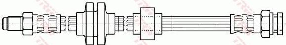 Тормозной шланг TRW. Артикул PHB600