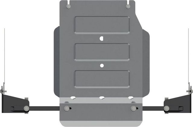 Защита алюминиевая Шериф (5 мм) для РК Mitsubishi L200 Triton V 2015-2023. Артикул 2965