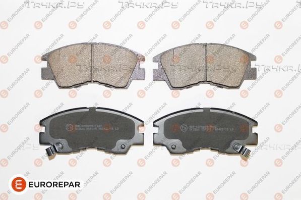 Тормозные колодки Eurorepar. Артикул 1617265580