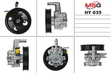 Насос ГУР новый Hyundai Santa Fe 2006-, KIA Sorento 2009- HY035 (MSG). Артикул HY035