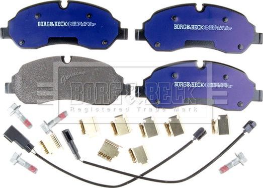 Тормозные колодки Borg & Beck. Артикул BBP2514