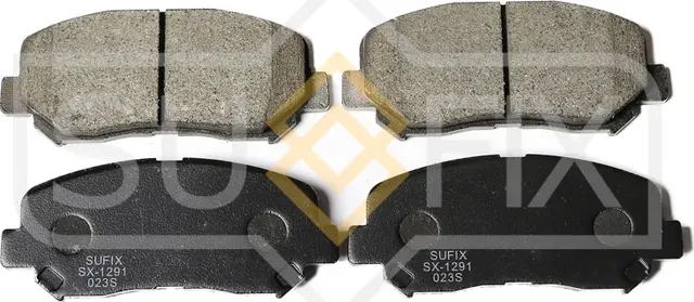 Колодки дисковые тормозные передние правые/левые MAZDA CX-5 KE/GH 2011-2017/2.0 (Sufix). Артикул SX1291