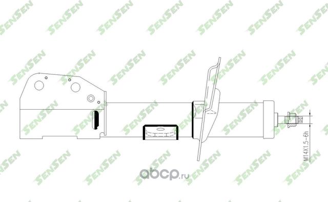 АМОРТИЗАТОР ПОДВЕСКИ ГАЗОВЫЙ RH CHEVROLET CAPTIVA 06 (Sensen). Артикул 42141729