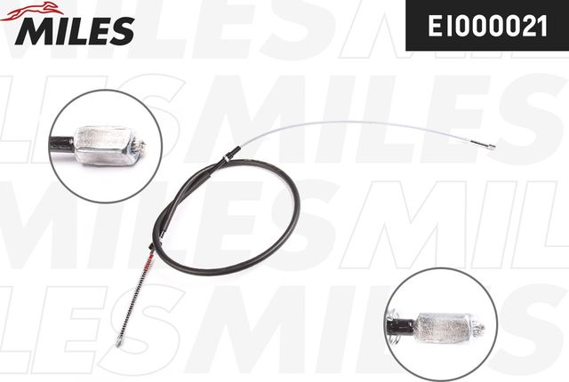 Трос ручника (тросик ручного тормоза) Miles. Артикул EI000021