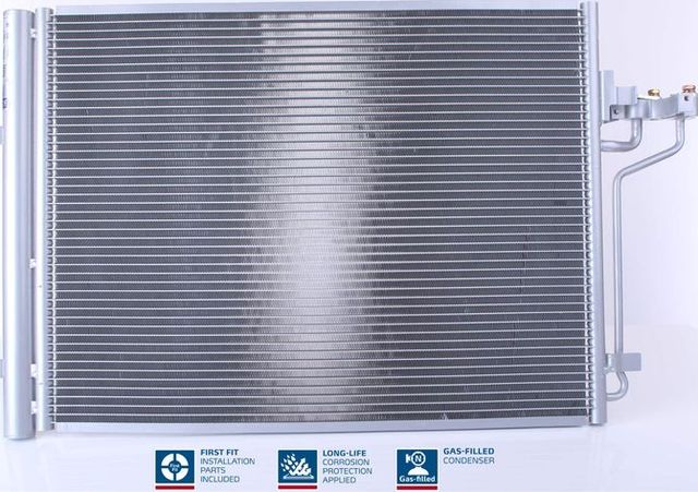 Радиатор кондиционера (конденсатор) Nissens (алюминий) для Ford C-MAX II 2010-2019. Артикул 940183