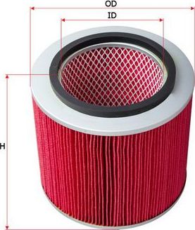 Воздушный фильтр Sakura. Артикул A-2824