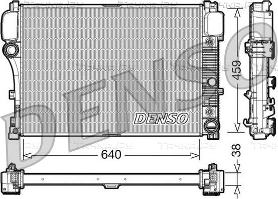 Радиатор охлаждения двигателя Denso (алюминий). Артикул DRM17008
