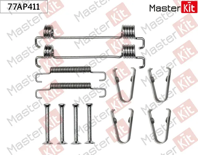 77AP411 Комплект установочный барабанных колодок Fiat DUCATO автобус (250_  290_) 2006 - (Master KIT). Артикул 77ap411