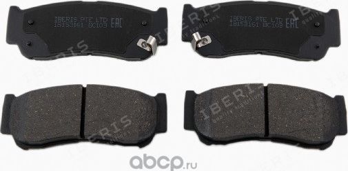 КОЛОДКИ ТОРМОЗНЫЕ ЗАД К-Т HYUNDAI SANTA FE II CM (Iberis). Артикул IB153161