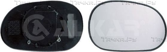 Зеркальное стекло бокового зеркала Alkar правое для Renault Laguna I 1993-2001. Артикул 6402224