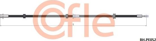 Тормозной шланг Cofle передний правый для Citroen C-Crosser 2007-2013. Артикул 92.BH.PE052