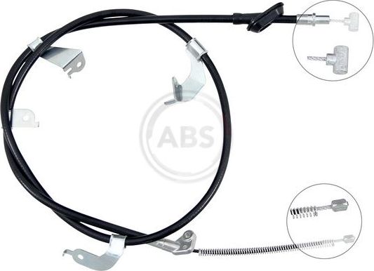 Трос ручника (тросик ручного тормоза) ABS. Артикул K15006