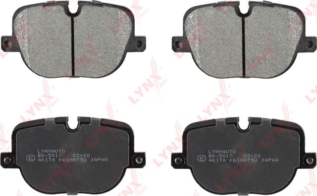 Тормозные колодки LYNXauto. Артикул BD-5017