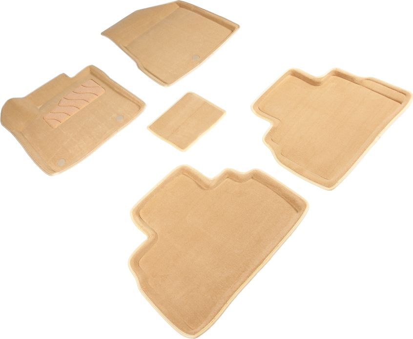 Коврики Seintex 3D ворсовые для салона Nissan Murano Z52 2016-2026 Бежевые. Артикул 88030