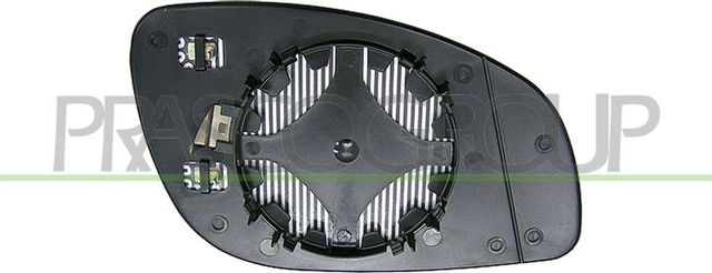 Зеркальное стекло бокового зеркала Prasco левое для Opel Vectra C 2002-2005. Артикул OP0567514