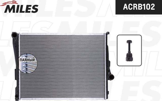 Радиатор охлаждения двигателя Miles для BMW 3 IV (E46) 1997-2007. Артикул ACRB102