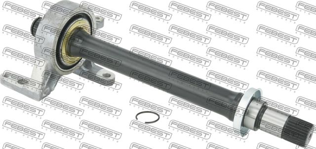 Полуось (привод в сборе, приводной вал) Febest передняя правая для Honda CR-V II 2002-2006. Артикул 0312-CRVATRH