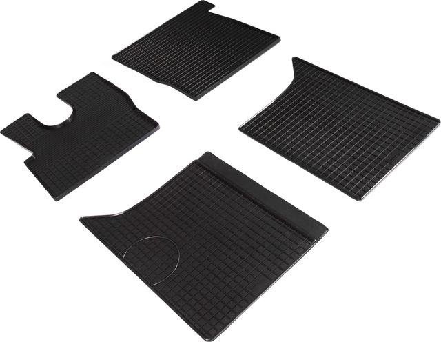 Коврики резиновые Seintex с узором сетка для салона DAF 106 2014-2026. Артикул 95523