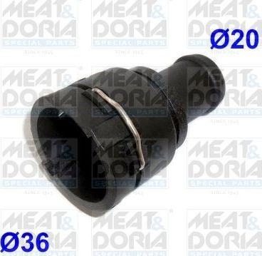 Фланец системы охлаждения Meat & Doria. Артикул 93245