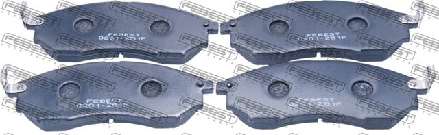 Тормозные колодки Febest. Артикул 0201-Z51F