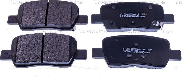 Тормозные колодки Denckermann задние для Kia Sorento IV 2020-2026. Артикул B111559