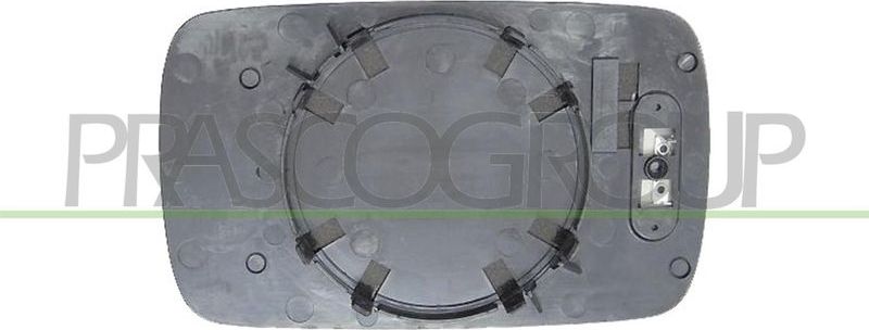 Зеркальное стекло бокового зеркала Prasco. Артикул BM0147523