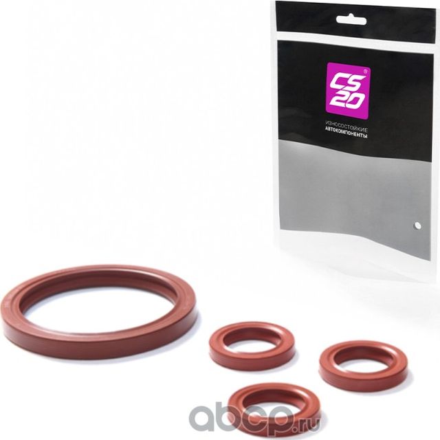 Сальник коленвала ВАЗ-2112,2170 комплект 4шт. CS-20 CS-20. Артикул 14325